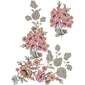 Beautiful Flower Embroidery Design