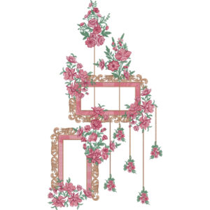 Simple Flower Embroidery Design