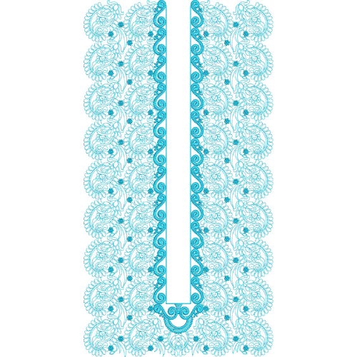 Neck Men Embroidery Design