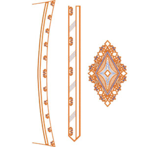 Delicate Men Embroidery Design