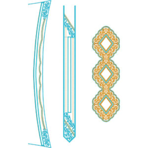 Delicate Men Embroidery Design