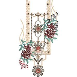 Beautiful Neck Embroidery Design