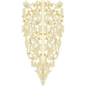 Neckline Embroidery Design