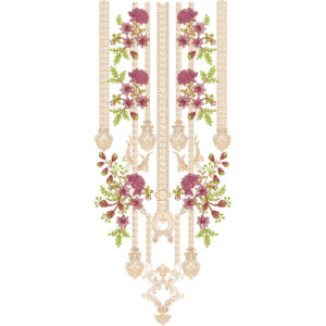 Neckline Embroidery Design