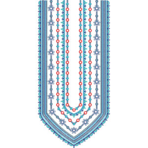 Neckline Embroidery Design