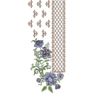 Unique Neck Embroidery Design