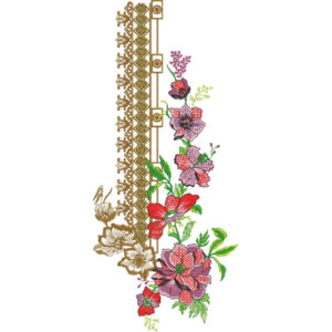 Beautiful Neck Embroidery Design