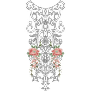 Simple Neck Embroidery Design