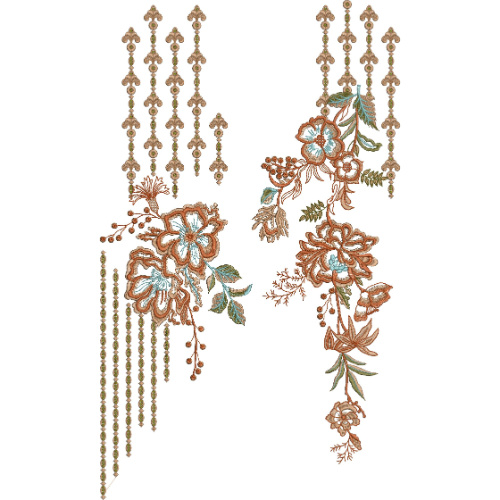 Neck Embroidery Design