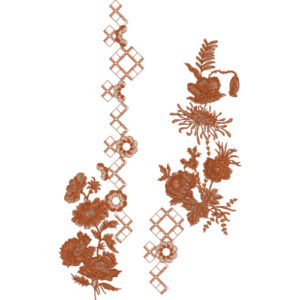 Neckline Embroidery Design