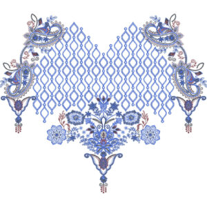 Beautiful Neck Embroidery Design