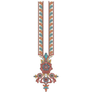 Unique Neck Embroidery Design