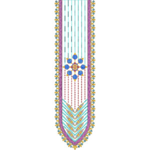 Simple Neck Embroidery Design
