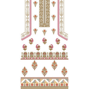 Unique Neck Embroidery Design