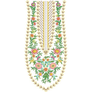 Neck Kurta Embroidery Design