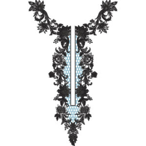 Neckline Embroidery Design