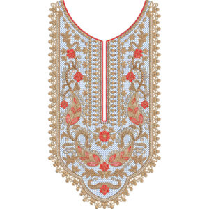 Neck Kurta Embroidery Design