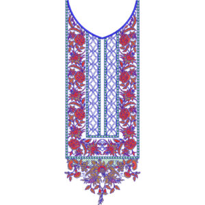 Neckline Embroidery Design
