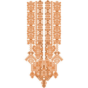 Simple Neck Embroidery Design