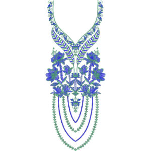 Unique Neck Embroidery Design