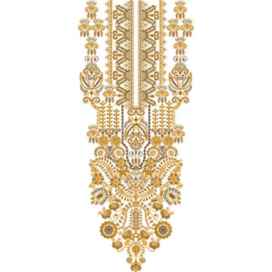 Neckline Embroidery Design