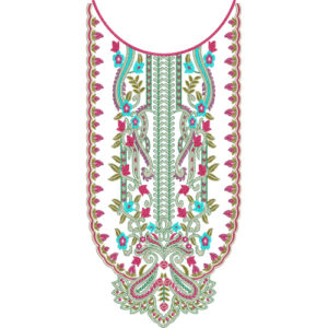Beautiful Neck Embroidery Design
