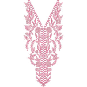 Unique Neck Embroidery Design