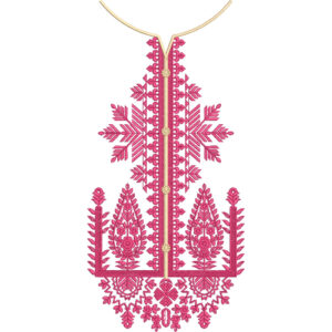 Neckline Embroidery Design