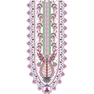 Unique Neck Embroidery Design