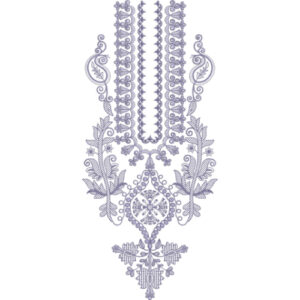 Neckline Embroidery Design
