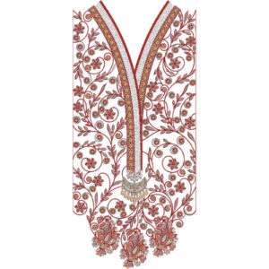 Beautiful Neck Embroidery Design