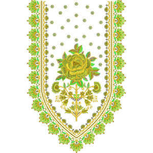 Neckline Embroidery Design