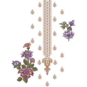 Beautiful Neck Embroidery Design