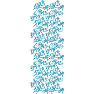 All Over Jall Flower Embroidery Design