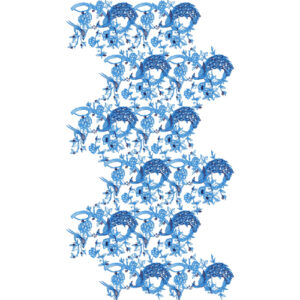 All Over Jall Flower Embroidery Design