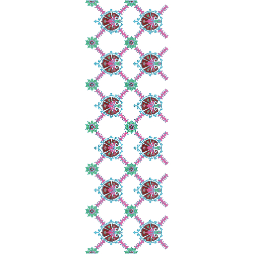 Simple All Over Jall Embroidery Design