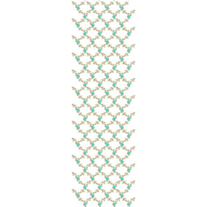 All Over Jall Flower Embroidery Design