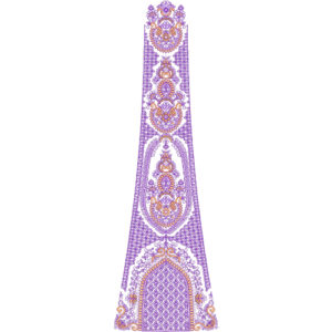 Bridal Kali Frock Embroidery Design