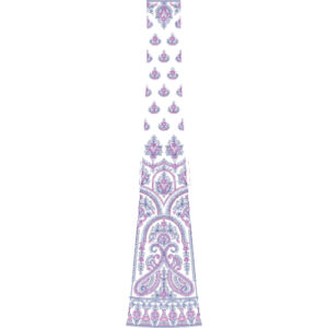 Bridal Kali Frock Embroidery Design
