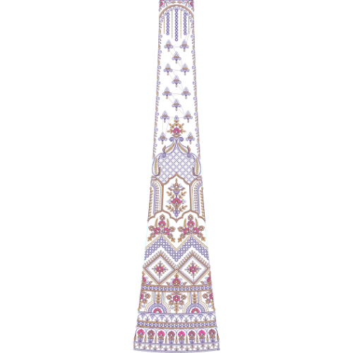 Best Bridal Kali Frock Embroidery Design