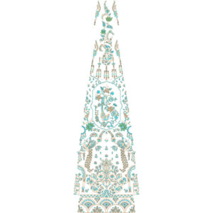 Best Bridal Kali Frock Embroidery Design