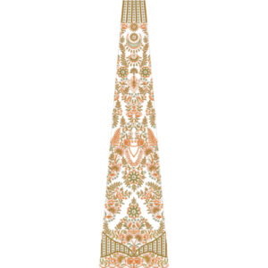 Beautiful Bridal Kali Frock Embroidery Design