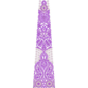 Simple Bridal Kali Frock Embroidery Design