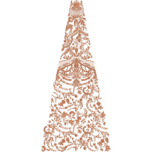 Bridal Kali Dress Embroidery Design