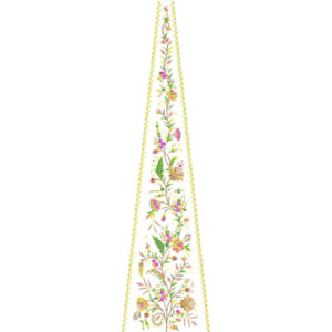 Bridal Kali Dress Embroidery Design