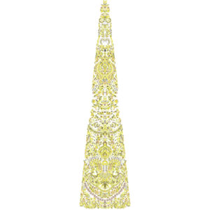 Unique Bridal Kali Frock Embroidery Design