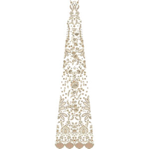 Best Bridal Kali Frock Embroidery Design