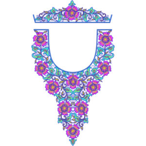 Kaftan Floral Embroidery Design