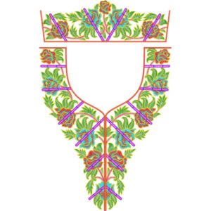 Flower Kaftan Embroidery Design