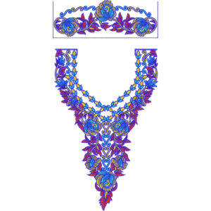 Simple Kaftan Embroidery Design